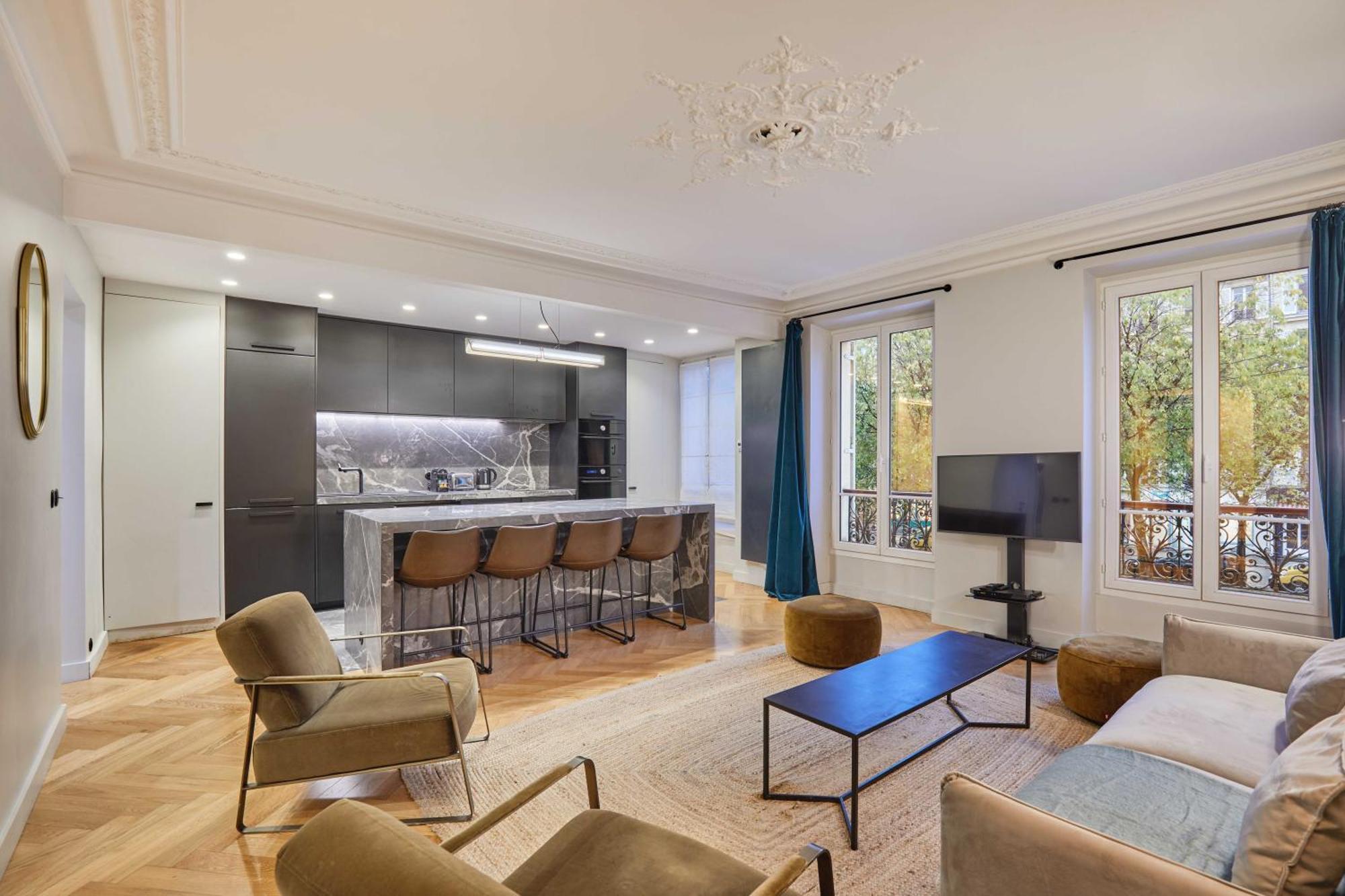 Magnificent Apartment - 3Br- 8P - Batignolles ปารีส ภายนอก รูปภาพ